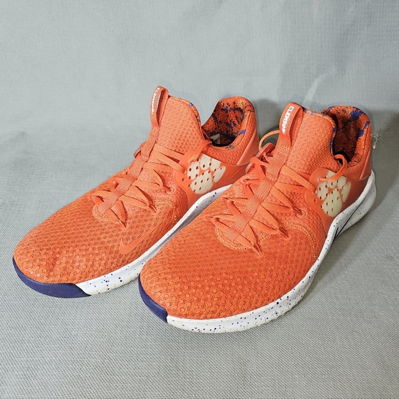 Nike Other - Nike Mens TR8 Clemson Tigers AR0427-800 Orange Lace Up Running Sneakers Size 12.